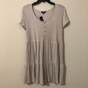 Ransom Dress Short Sleeve Dress Button Details NWT